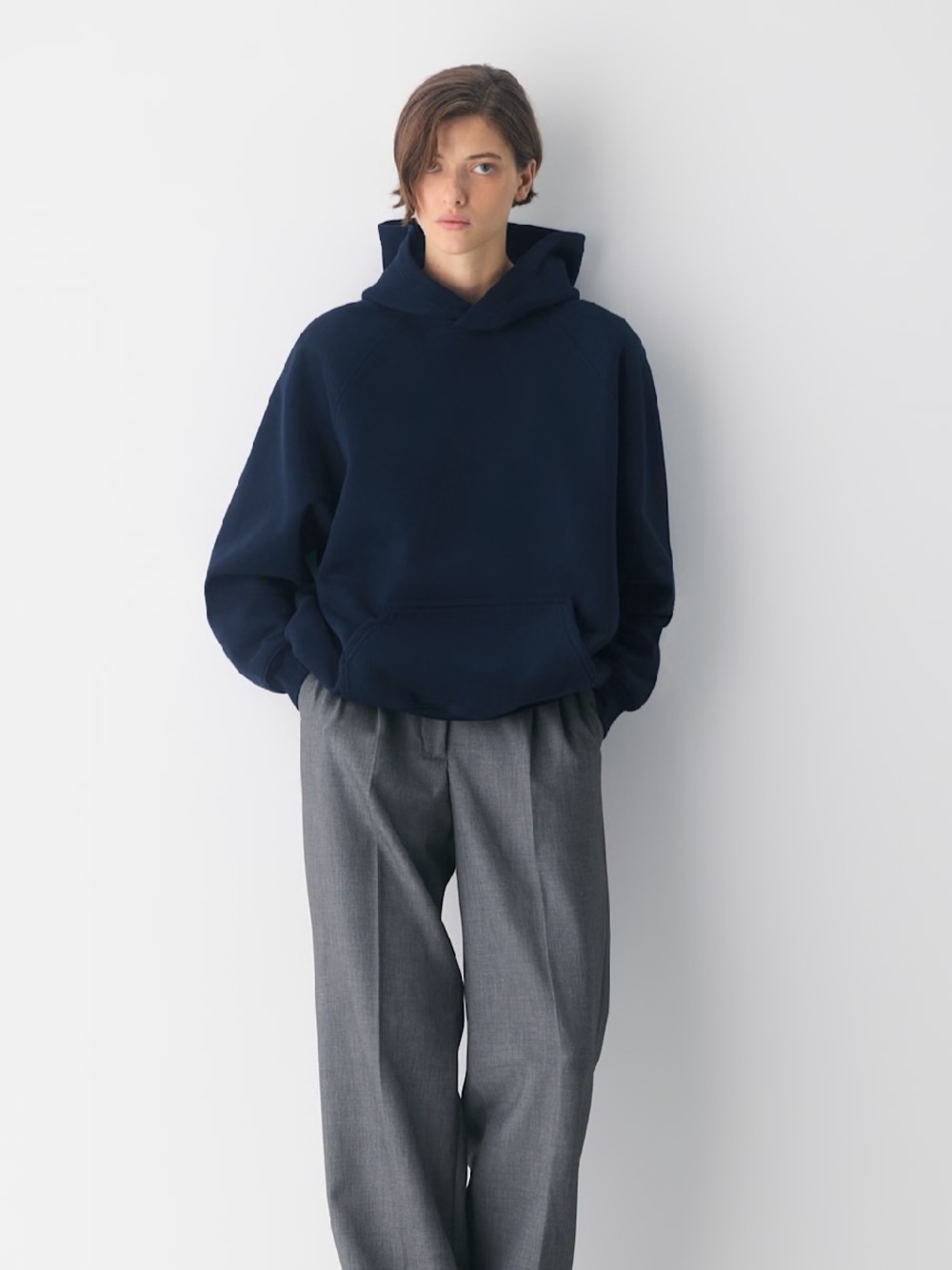 Aritzia Women's Oversized Hoodie in Navy